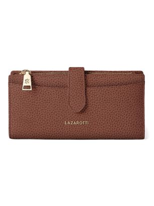 Lazarotti Bologna Leather Wallet 20 cm Brown