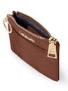 Lazarotti Bologna Leather Zip Etui 4 Card Slots Bluetooth-Tracker Brown