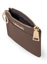 Lazarotti Bologna Leather Zip Etui 4 Card Slots Bluetooth-Tracker Taupe