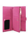 Lazarotti Bologna Leather Wallet 20 cm Hot Pink