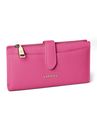 Lazarotti Bologna Leather Wallet 20 cm Hot Pink