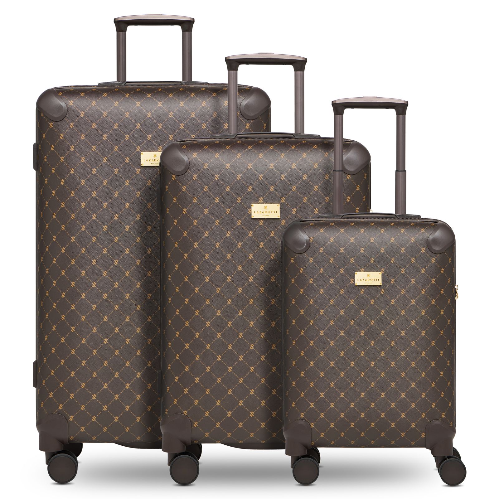 Lazarotti Palermo Trolley-Set S / M / L Dark Brown