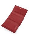 Lazarotti Bologna Leather Zip Wallet With 15 Card Slots M Red
