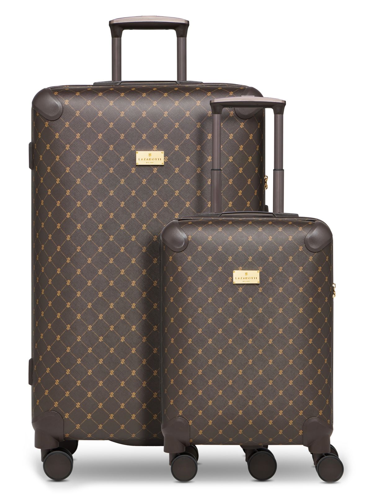 Lazarotti Palermo Trolley-Set S + L Dark Brown 1