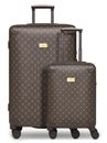 Lazarotti Palermo Trolley-Set S + L Dark Brown 1 Lazarotti Palermo Trolley-Set S + L Dark Brown 1
