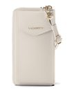 Lazarotti Bologna Leather Zip Around Wallet With Phone Pocket Cream Lazarotti Bologna Leather Zip Around Wallet With Phone Pocket Cream