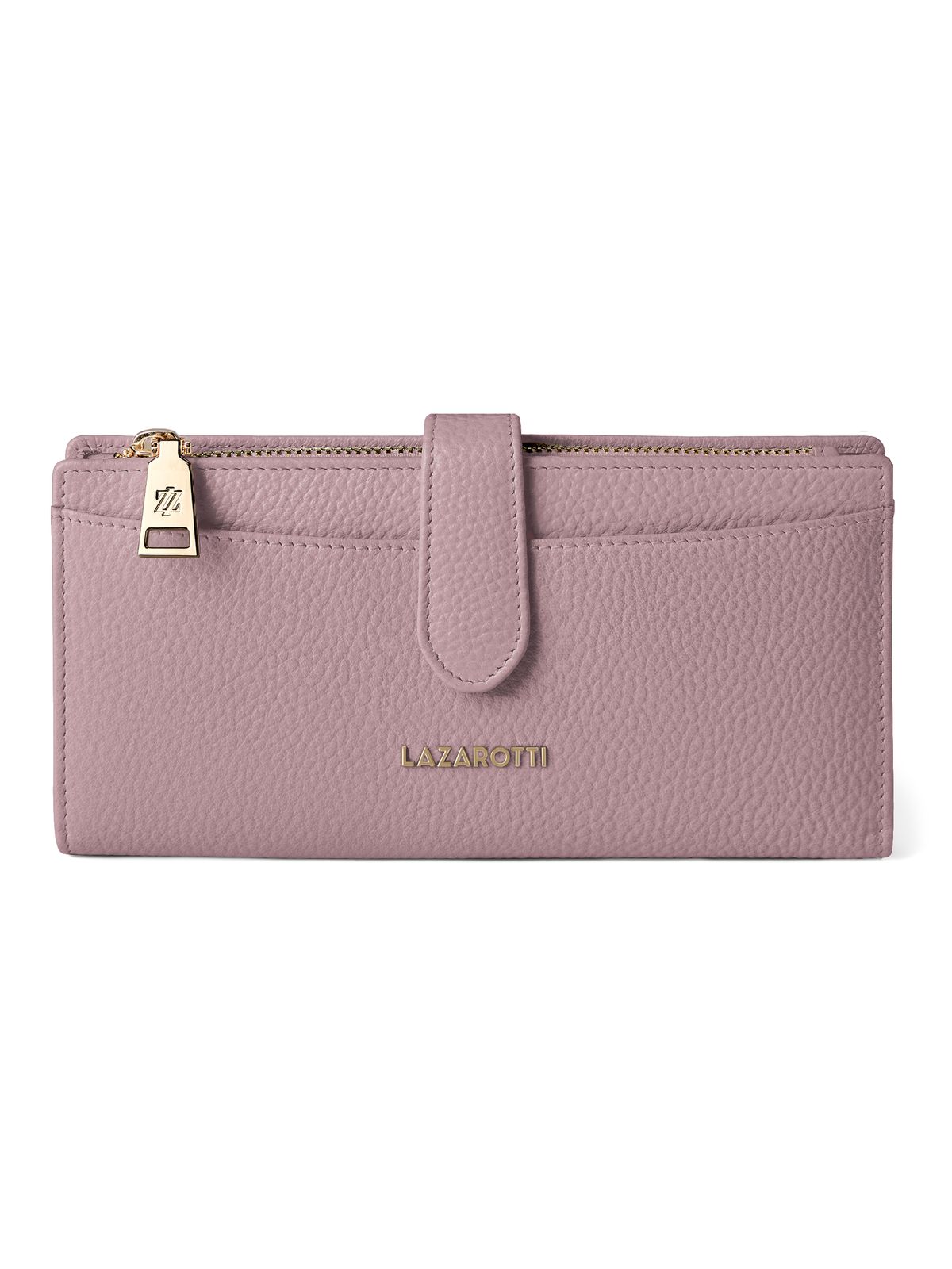 Lazarotti Bologna Leather Wallet 20 cm Rose
