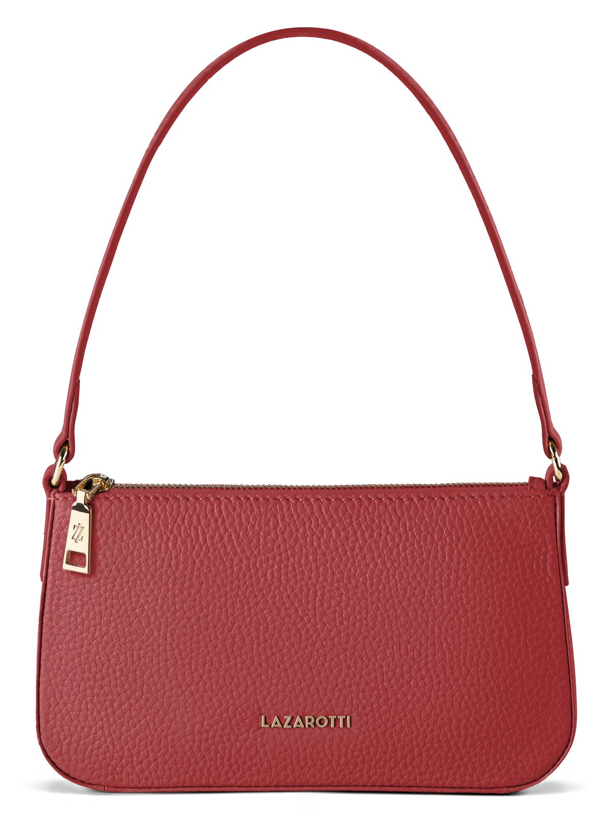 Lazarotti Bologna Leather Pochette Red