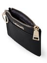 Lazarotti Bologna Leather Zip Etui 4 Card Slots Bluetooth-Tracker Black