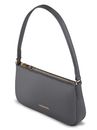 Lazarotti Bologna Leather Pochette Grey Lazarotti Bologna Leather Pochette Grey