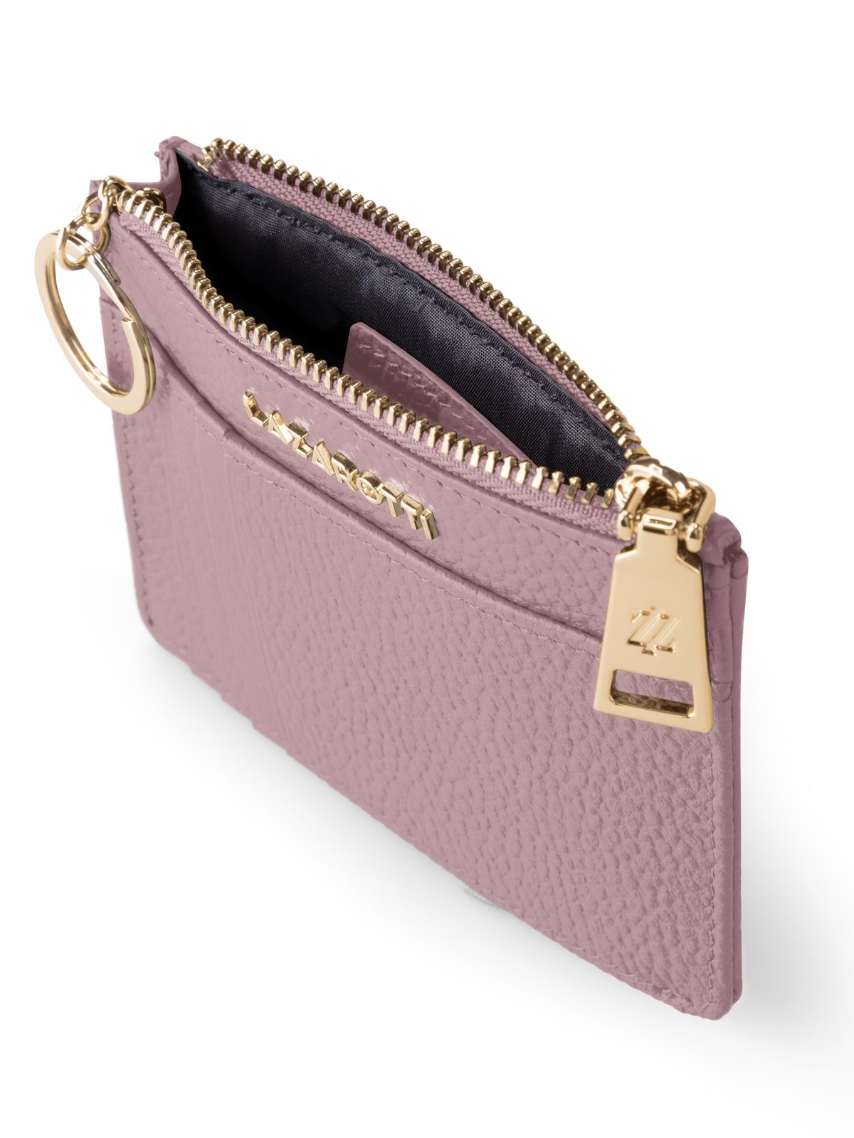Lazarotti Bologna Leather Zip Etui 4 Card Slots Bluetooth-Tracker Rose Lazarotti Bologna Leather Zip Etui 4 Card Slots Bluetooth-Tracker Rose