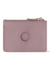 Lazarotti Bologna Leather Zip Etui 4 Card Slots Bluetooth-Tracker Rose