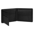 REDOLZ Leather Essentials Wallet Side Flap 8CC M All Black