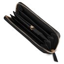 REDOLZ Leather Essentials Zip Around Wallet 19 cm L Black REDOLZ Leather Essentials Zip Around Wallet 19 cm L Black