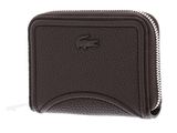 LACOSTE Zip Coin Wallet XS Dark Brown LACOSTE Zip Coin Wallet XS Dark Brown