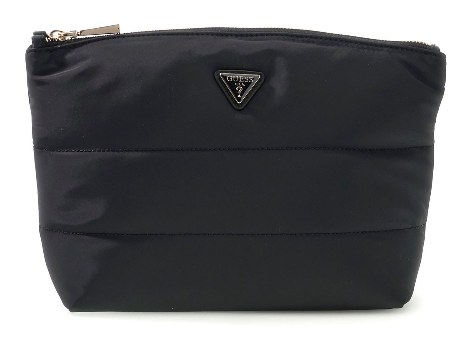 GUESS Annette Top Zip Cosmetic Bag Black