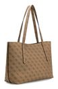 GUESS Brenton Top Zip Tote Latte Logo GUESS Brenton Top Zip Tote Latte Logo