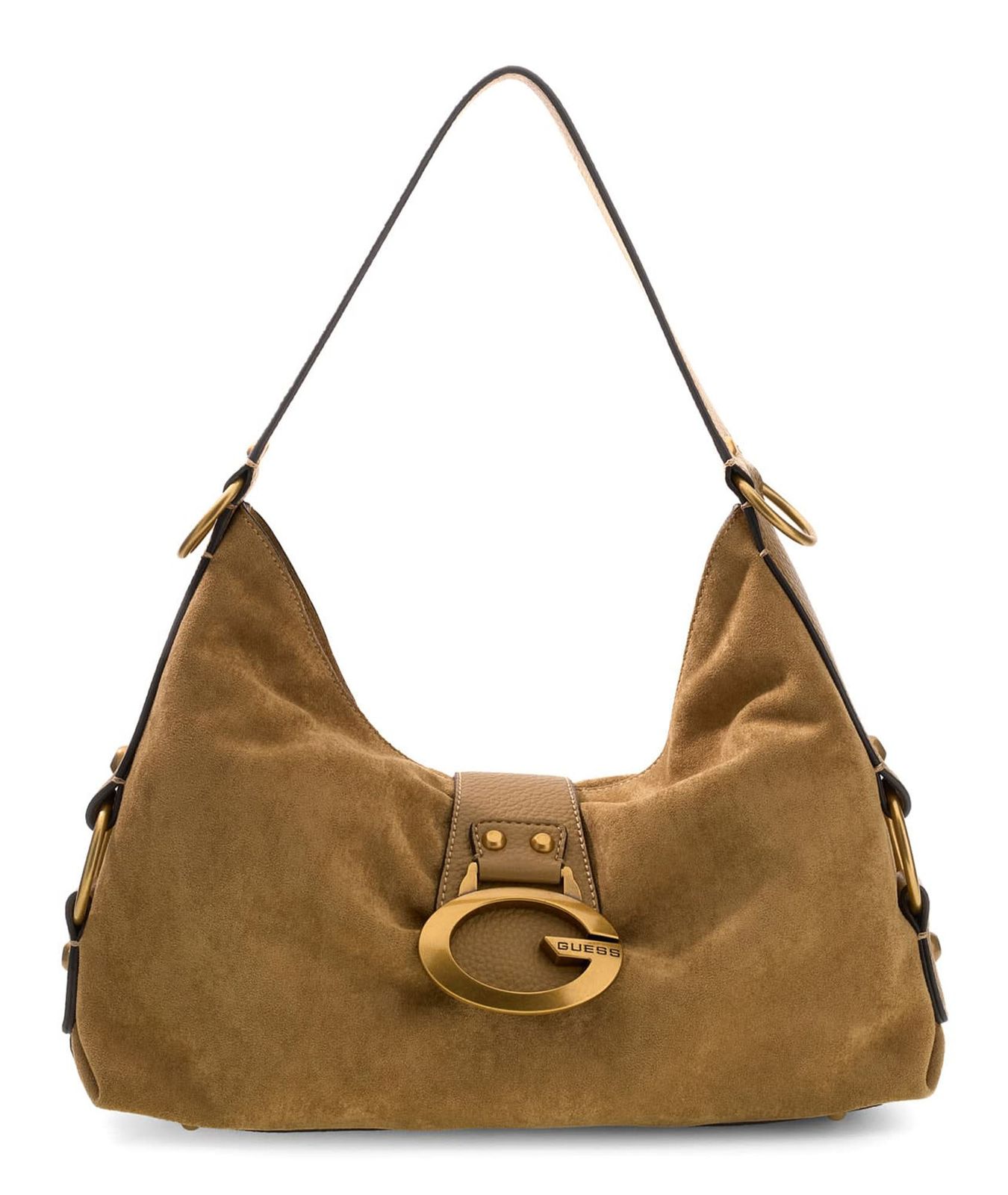 GUESS Camden Shoulder Bag Tan