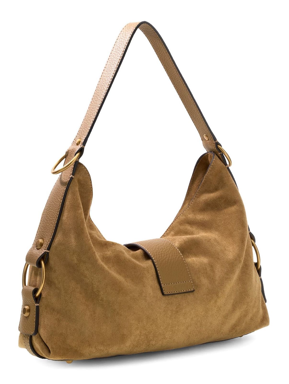 GUESS Camden Shoulder Bag Tan GUESS Camden Shoulder Bag Tan