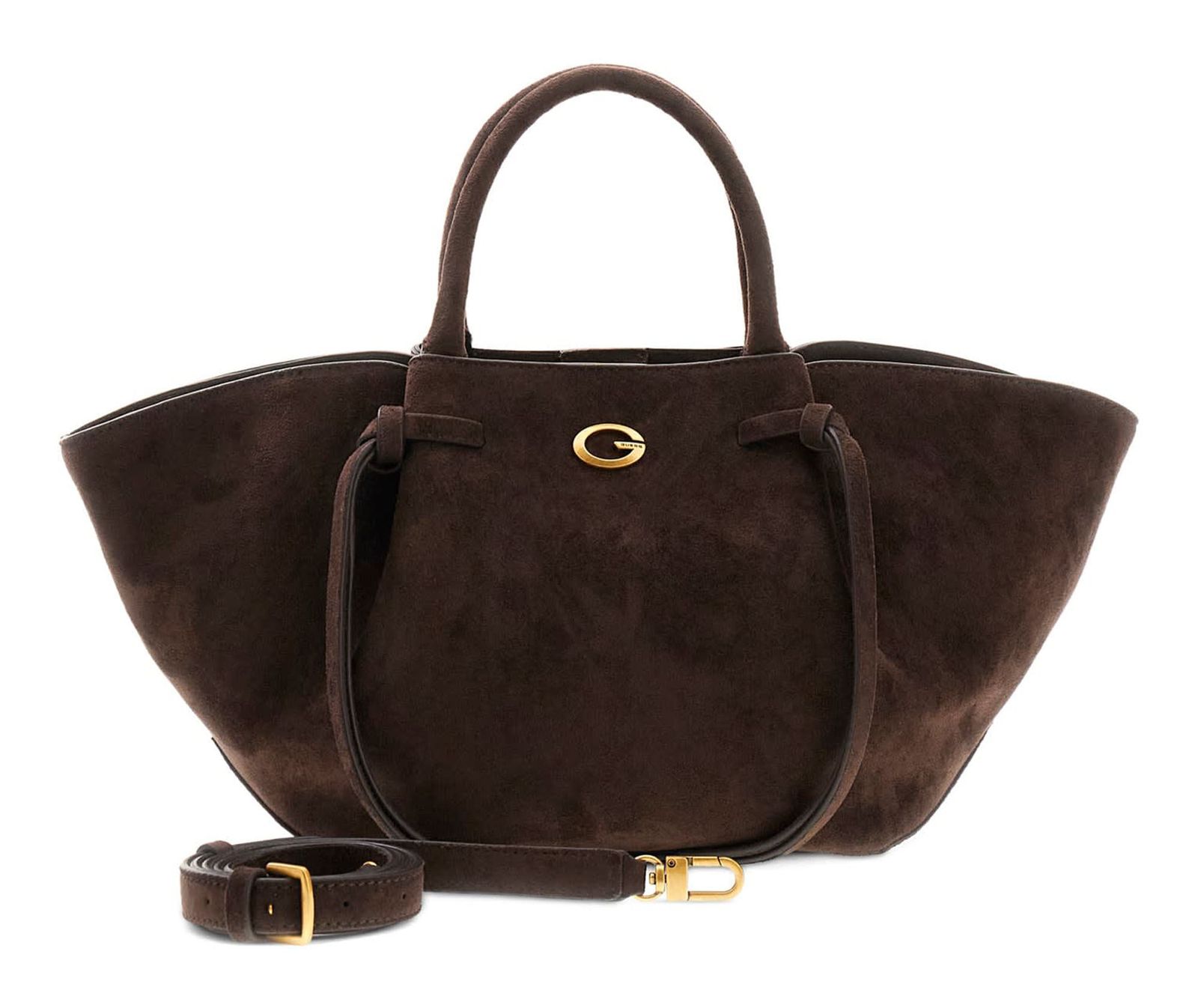 GUESS Allegra Girlfriend Satchel Espresso