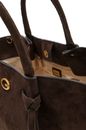GUESS Allegra Girlfriend Satchel Espresso GUESS Allegra Girlfriend Satchel Espresso