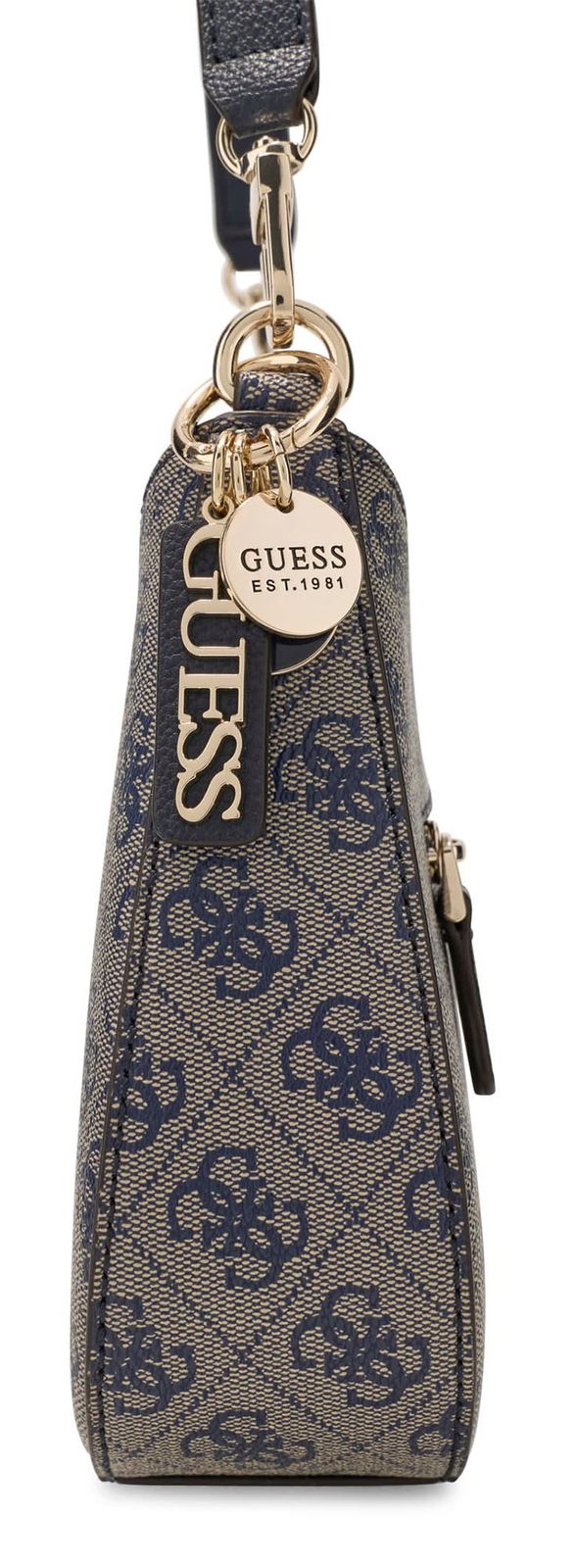 GUESS Noelle II Top Zip Shoulder Bag Midnight Logo GUESS Noelle II Top Zip Shoulder Bag Midnight Logo