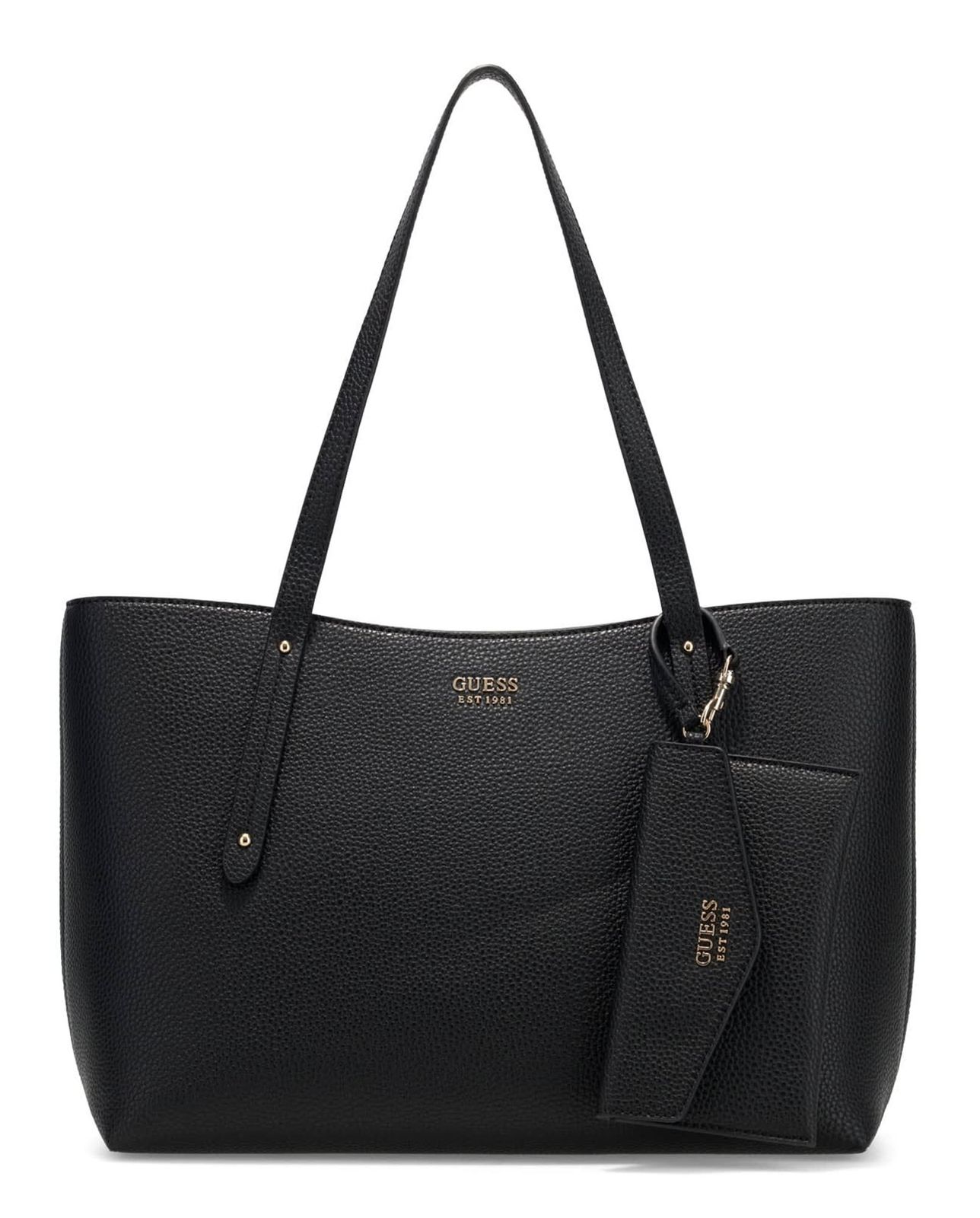GUESS Brenton Top Zip Tote Black GUESS Brenton Top Zip Tote Black