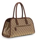 GUESS Samantha Girlfriend Satchel Latte Logo / Brown GUESS Samantha Girlfriend Satchel Latte Logo / Brown