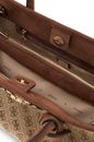 GUESS Samantha Girlfriend Satchel Latte Logo / Brown GUESS Samantha Girlfriend Satchel Latte Logo / Brown