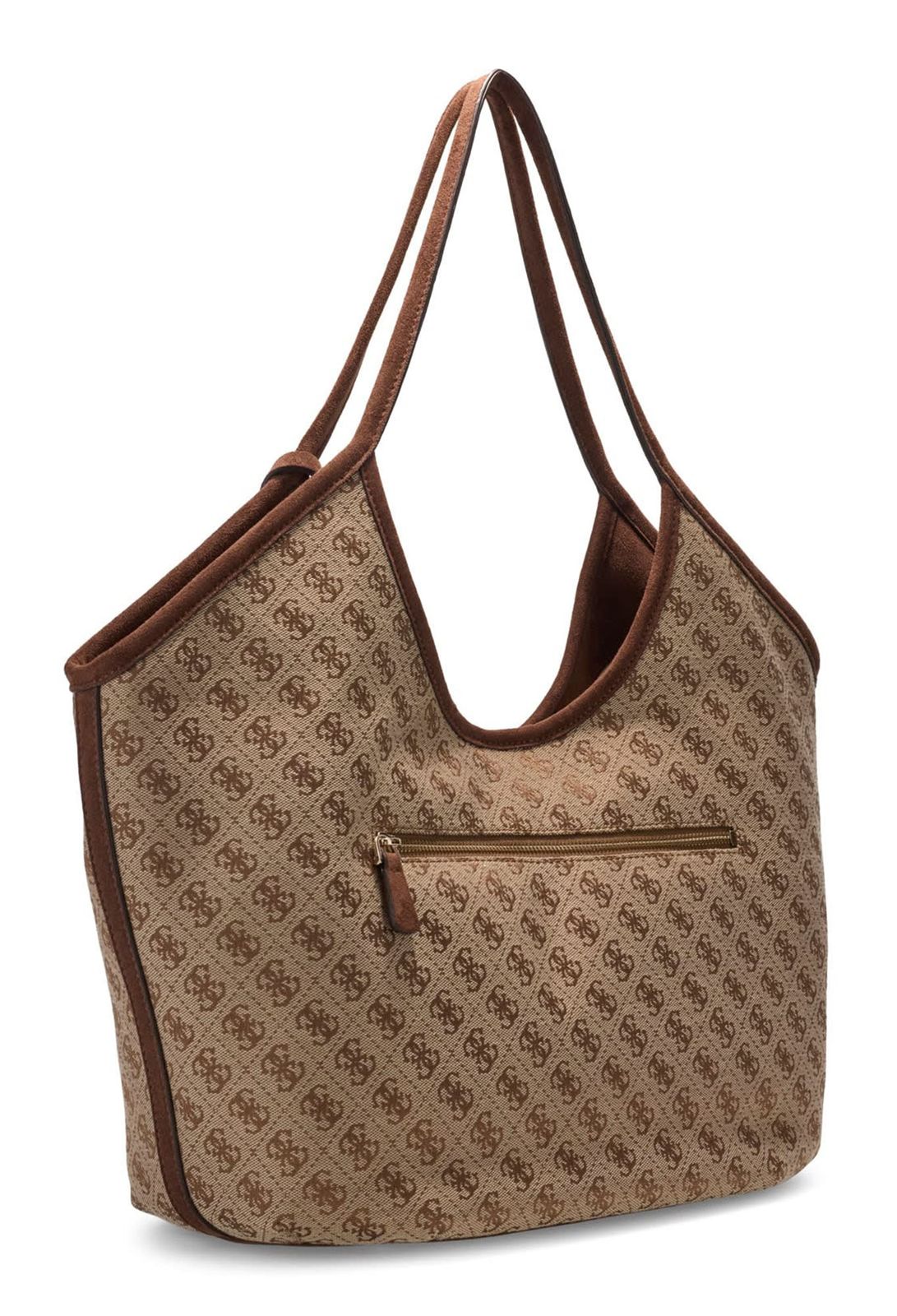 GUESS Samantha Girlfriend Tote Latte Logo / Brown GUESS Samantha Girlfriend Tote Latte Logo / Brown