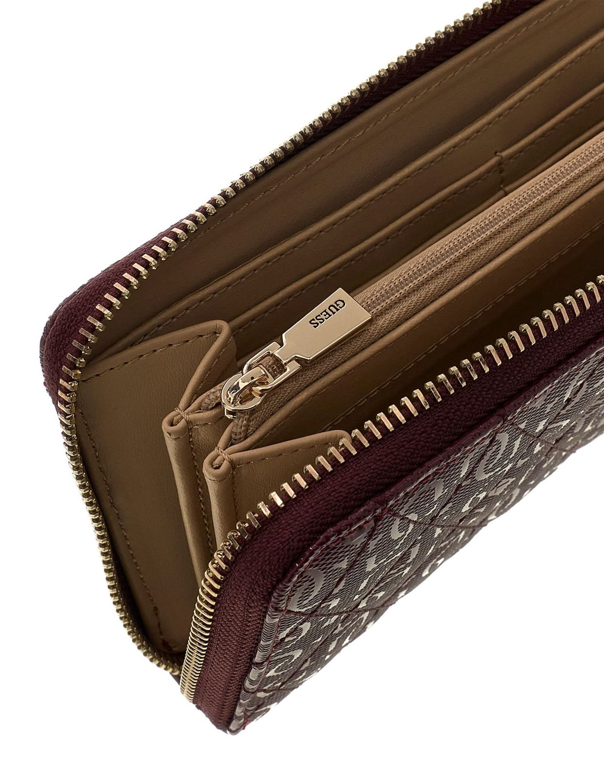 GUESS Tamara SLG Zip Around Wallet L Merlot GUESS Tamara SLG Zip Around Wallet L Merlot