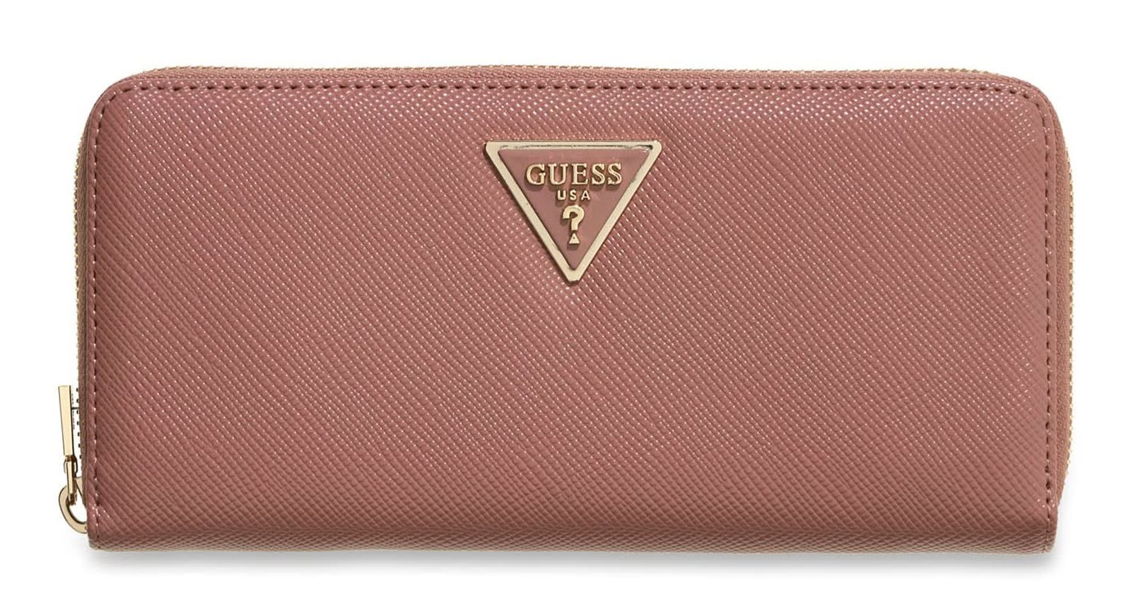 GUESS Laurel II Large Zip Around Wallet L Rosewood