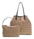GUESS Victtoria 2 in 1 Tote L Latte Logo / Black