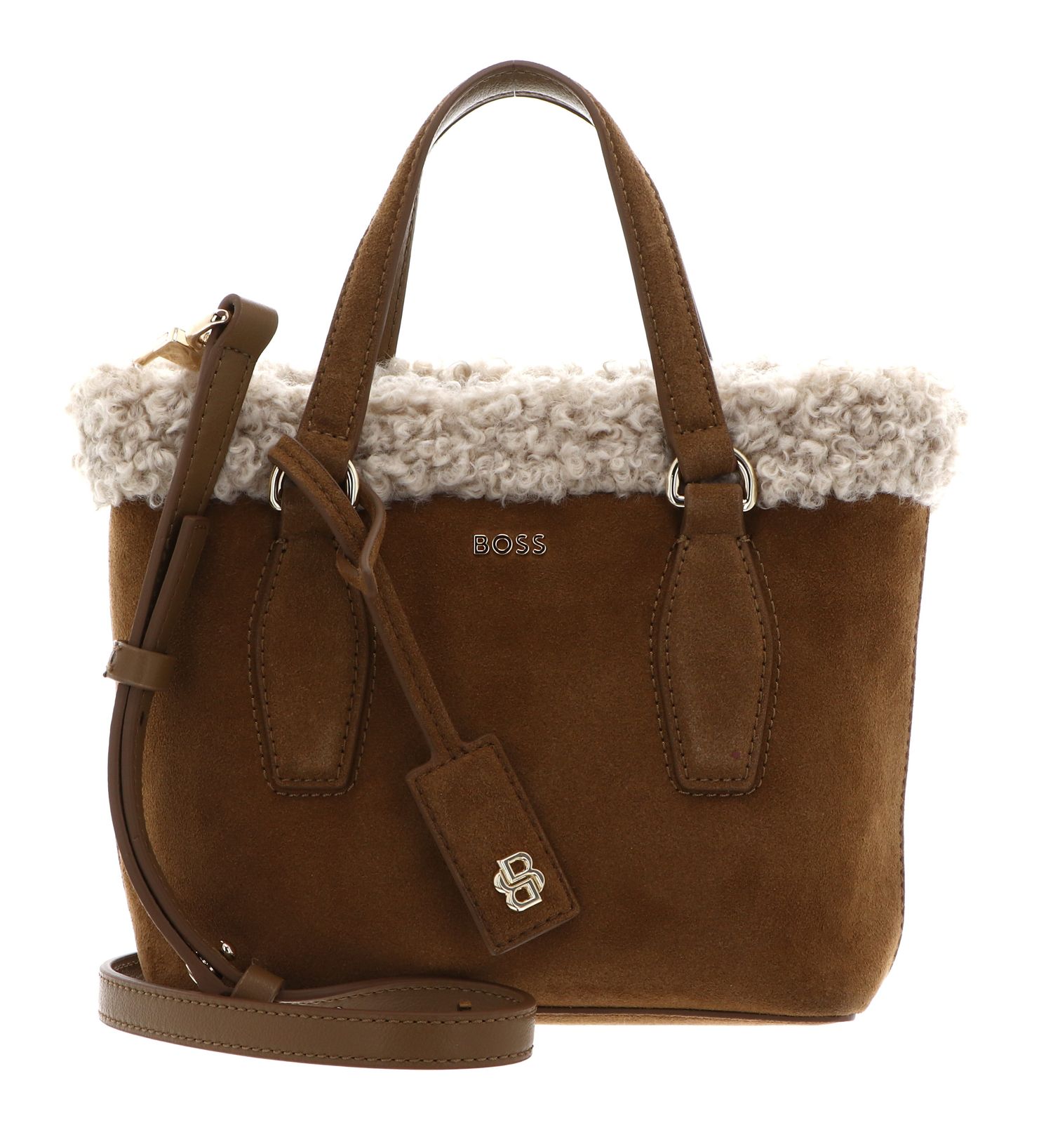 BOSS Sandy SH Mini Tote Bag Medium Beige