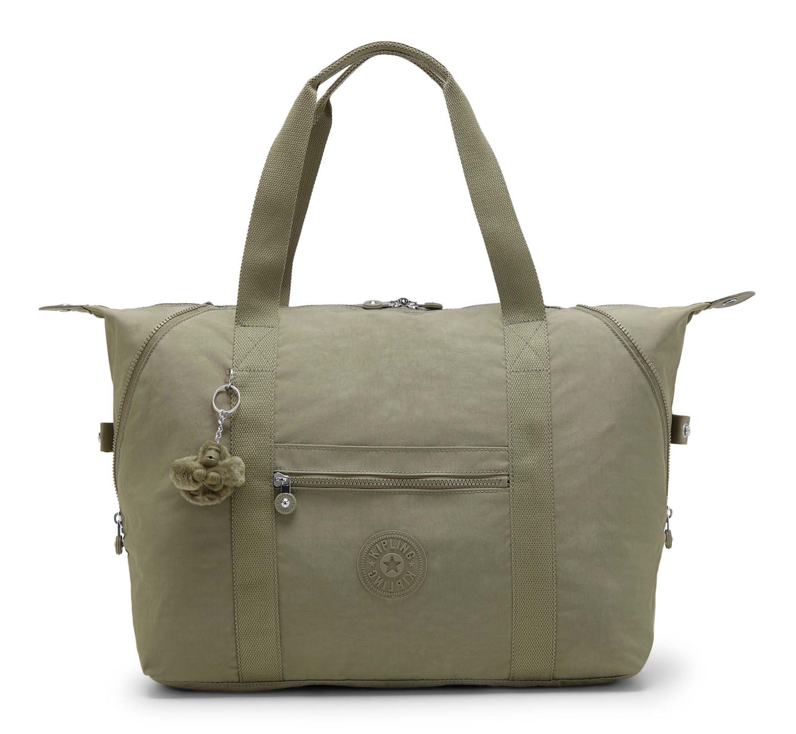 kipling Eyes Wide Open Art M Travel Tote Almost Sage