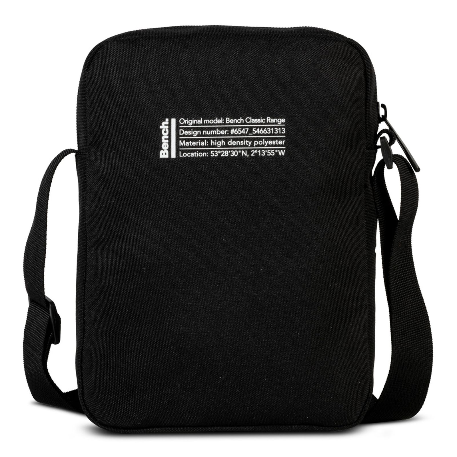 Bench. Solid Crossbody Bag Black Bench. Solid Crossbody Bag Black