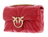 PINKO Love Puff Mini CL Sheep Nappa Quilt S Rosso Rio - Antique Gold PINKO Love Puff Mini CL Sheep Nappa Quilt S Rosso Rio - Antique Gold