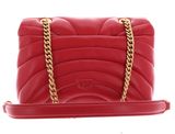 PINKO Love Puff Mini CL Sheep Nappa Quilt S Rosso Rio - Antique Gold PINKO Love Puff Mini CL Sheep Nappa Quilt S Rosso Rio - Antique Gold