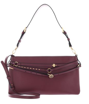 PINKO Belt Bag Classic Vitello Morbido Ribes Intenso - Antique Gold