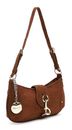 Tamaris Marina Suede Shoulder Bag Cognac Tamaris Marina Suede Shoulder Bag Cognac