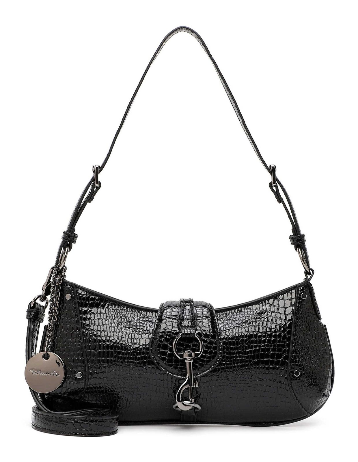 Tamaris Marina Snake Shoulder Bag S Black