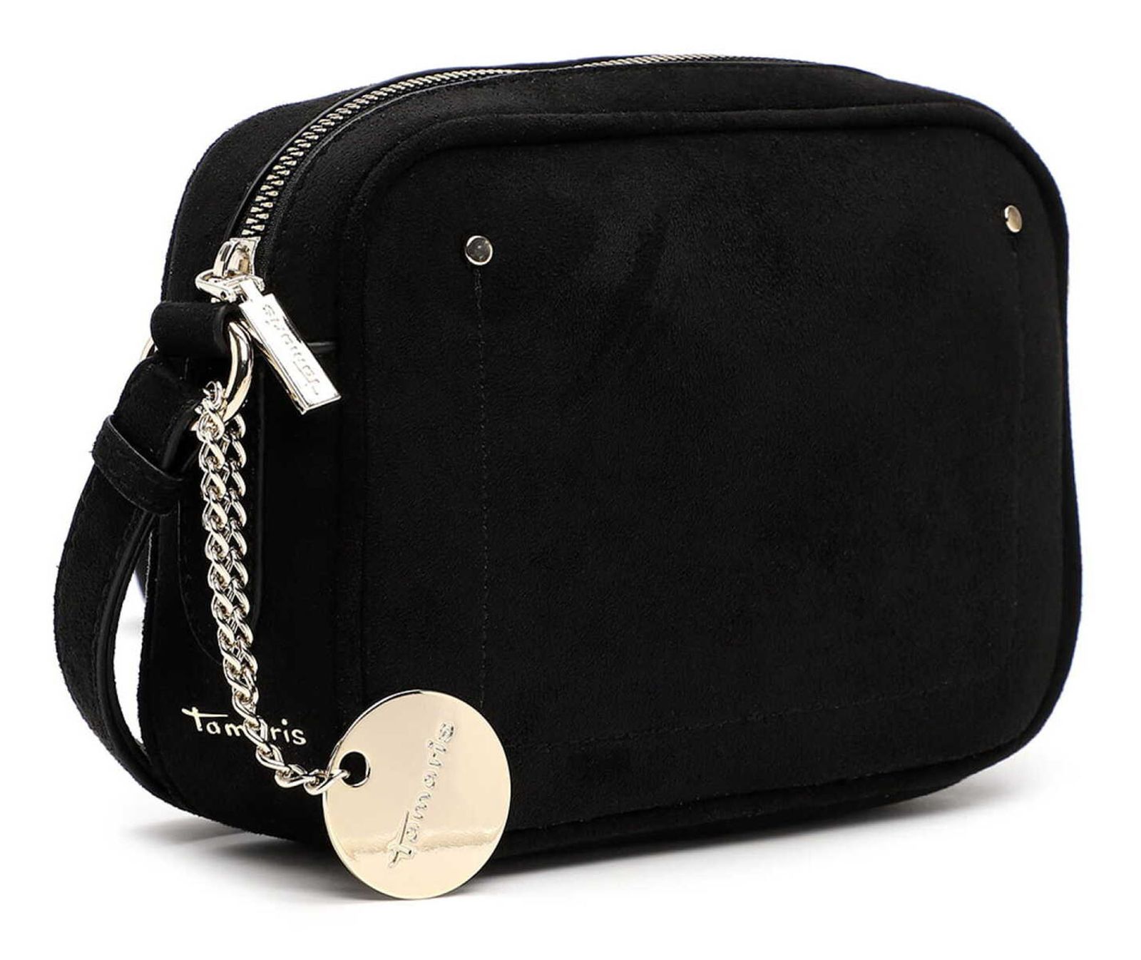Tamaris Marina Suede Crossbody Bag M Black Tamaris Marina Suede Crossbody Bag M Black