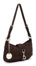 Tamaris Marina Suede Shoulder Bag Brown Tamaris Marina Suede Shoulder Bag Brown