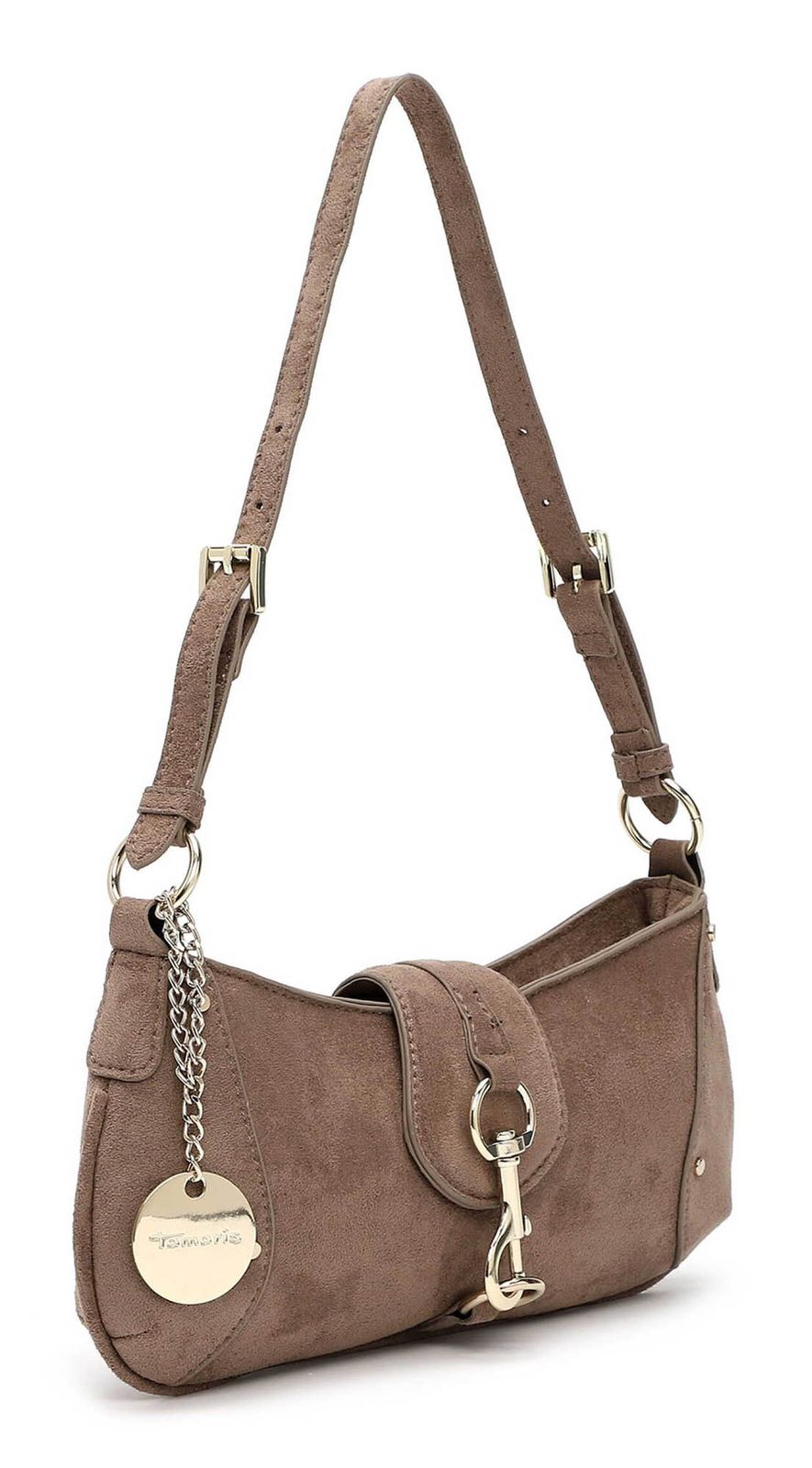Tamaris Marina Suede Shoulder Bag Grey Tamaris Marina Suede Shoulder Bag Grey