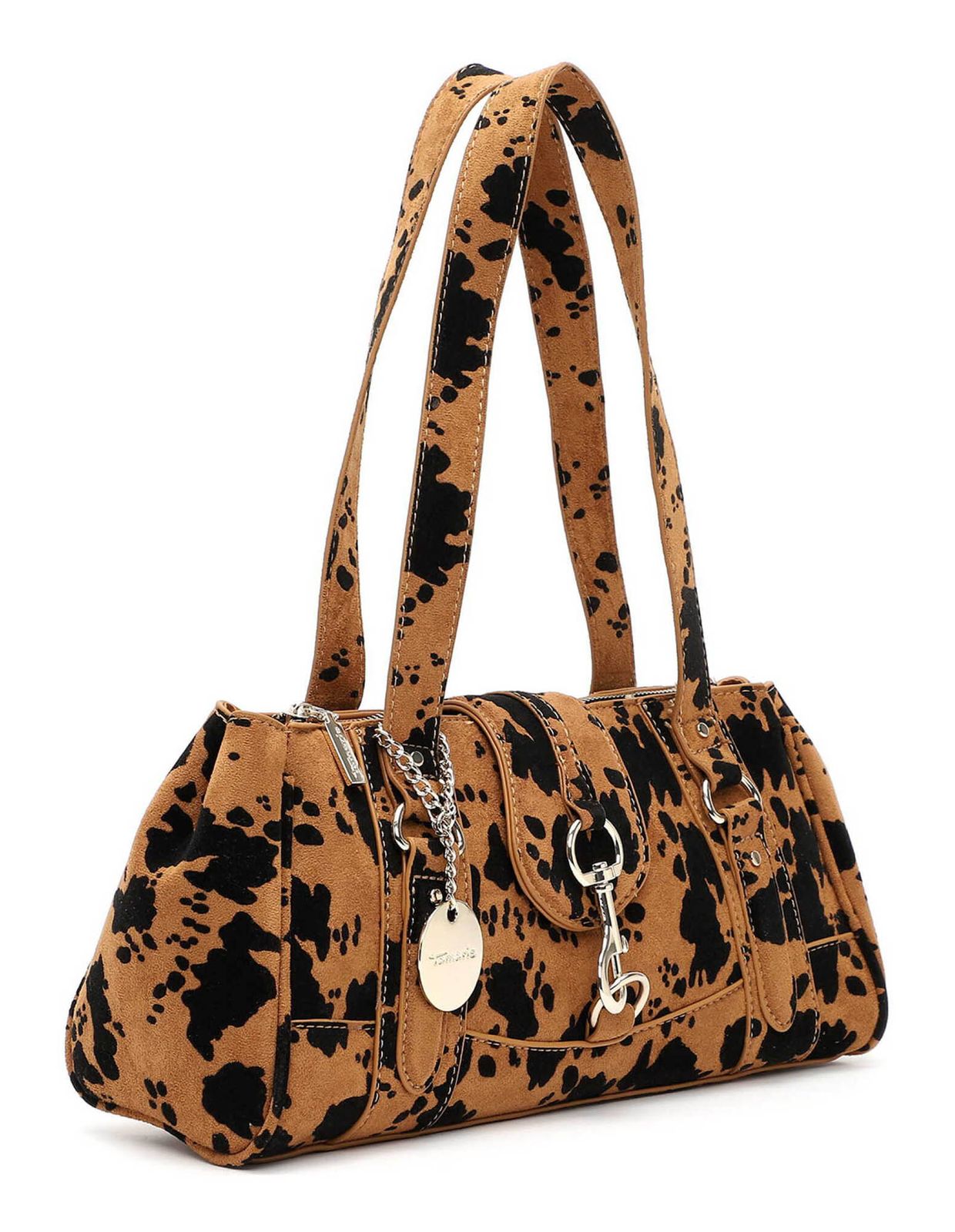 Tamaris Marina Suede Cityshopper M Cognac / Black Tamaris Marina Suede Cityshopper M Cognac / Black