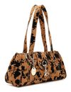 Tamaris Marina Suede Cityshopper M Cognac / Black Tamaris Marina Suede Cityshopper M Cognac / Black