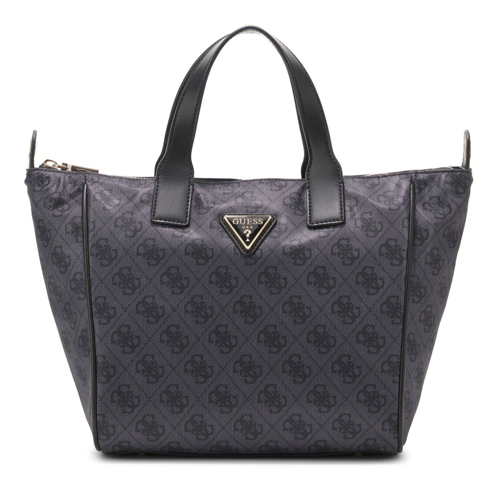 GUESS Adrian Logo Tote S Coal Logo