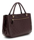 GUESS Carmella Girlfriend Satchel Bag Burgundy Logo GUESS Carmella Girlfriend Satchel Bag Burgundy Logo