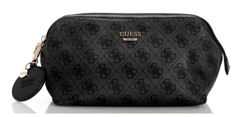 GUESS Adrian Logo Pouch M Coal Logo GUESS Adrian Logo Pouch M Coal Logo