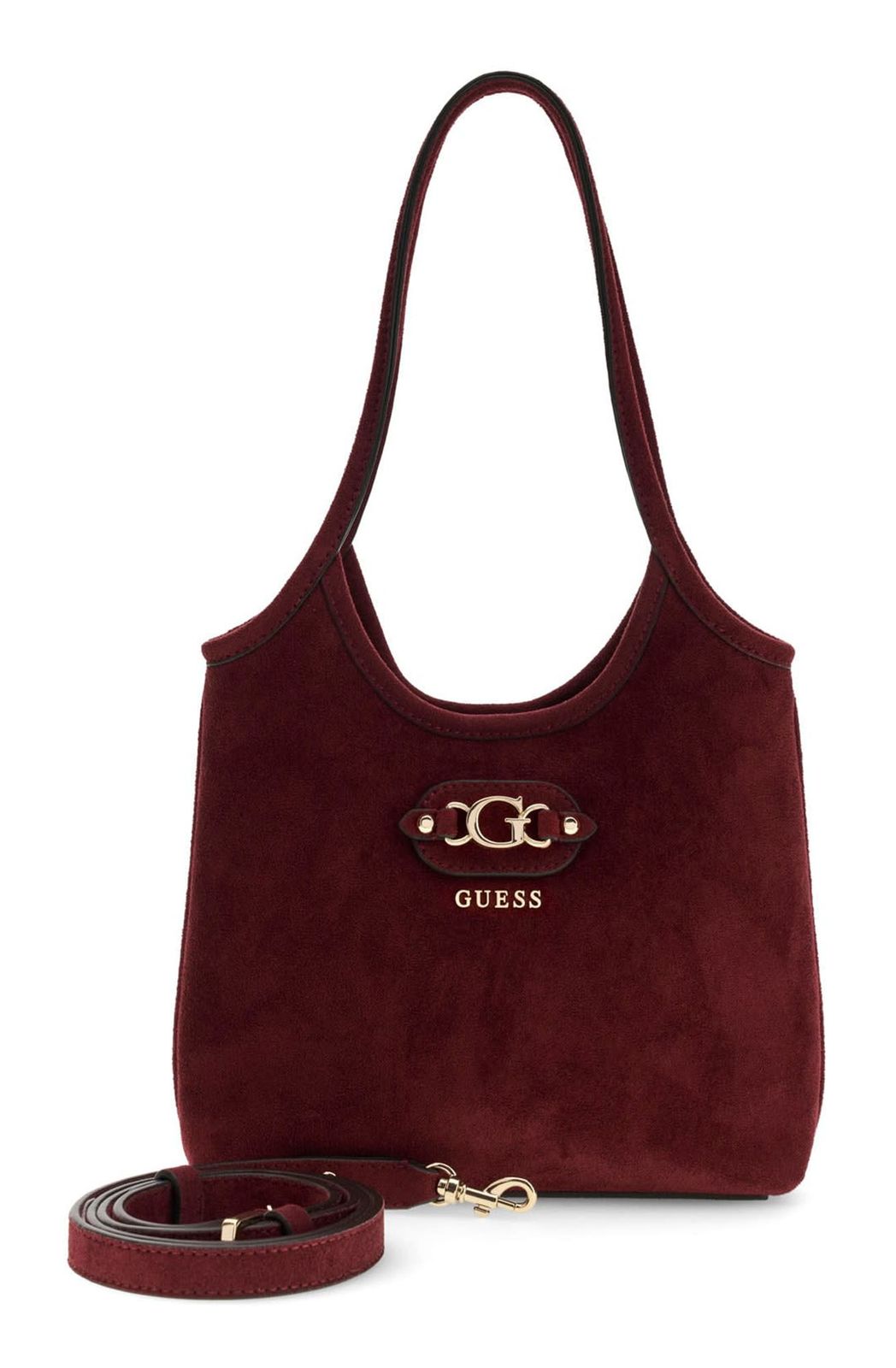 GUESS Samantha Mini Tote Merlot